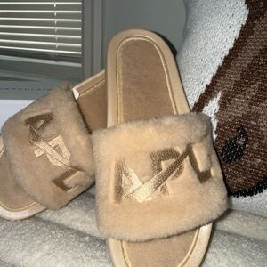 APL Shearling Slides
